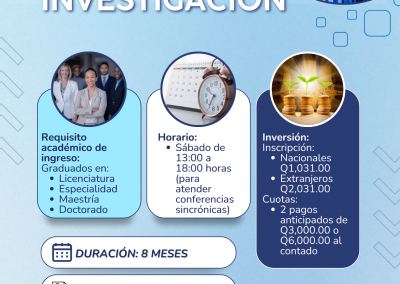 Especialización en Investigación