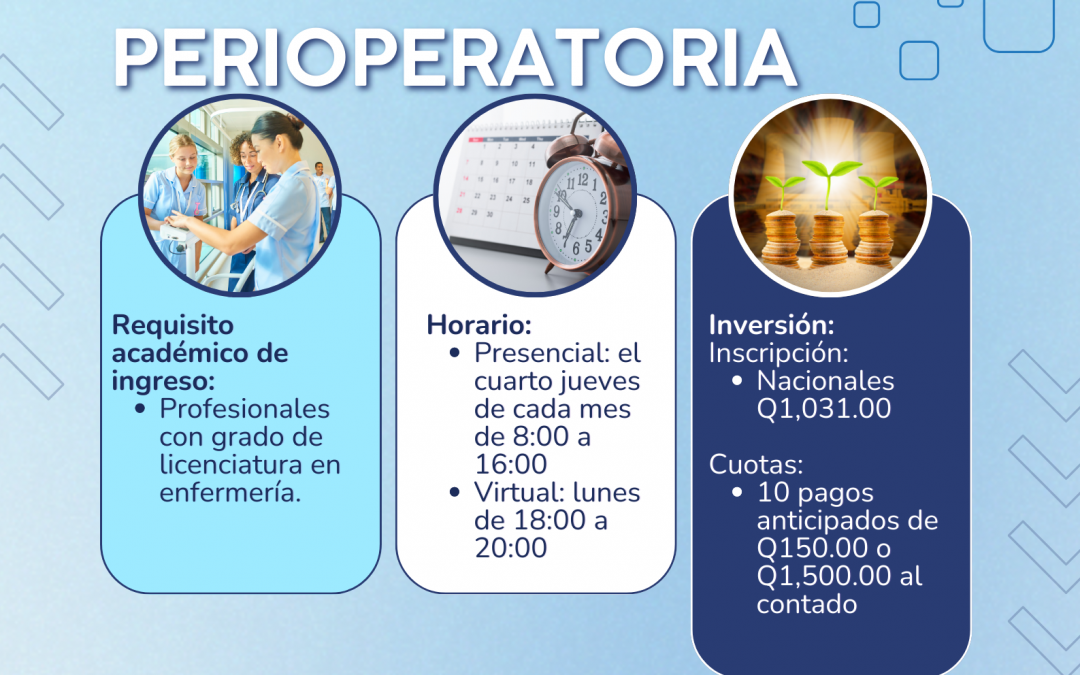Especialización en Enfermería Perioperatoria